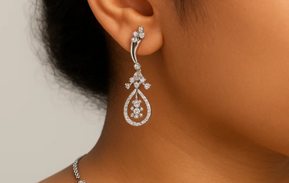 Crystal Bloom Italian Necklace