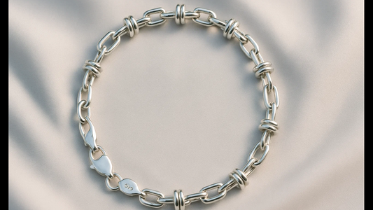 925 Silver Bold Link Chain Bracelet – Modern Minimalist Design