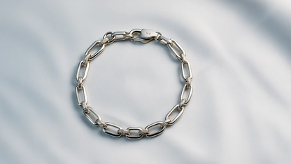 925 sterling chain link bracelet