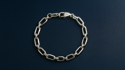 925 sterling chain link bracelet