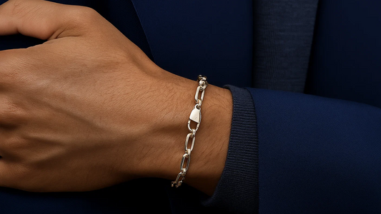 925 sterling chain link bracelet