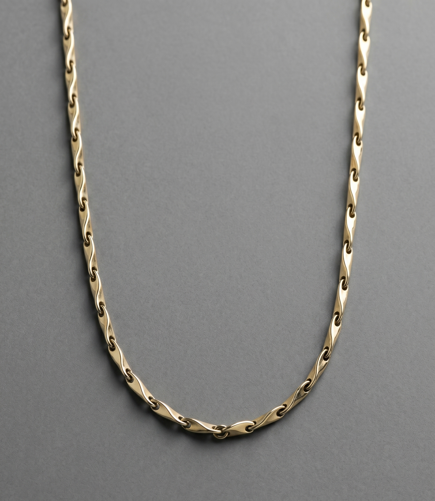 925 Silver Twisted Link  Chain