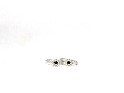 Floral Charm 925 Silver Toe Ring