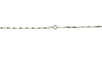 Sleek Bar Link Silver Chain