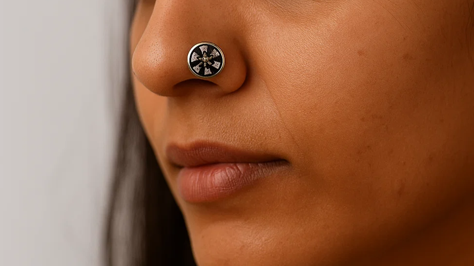 Heart Bloom 925 Nosepin