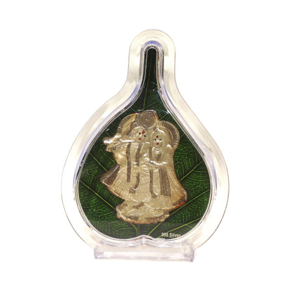 Pure Silver Radha Krishna Idol