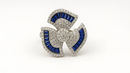 Celestial Fan Silver Ring