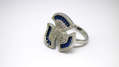 Celestial Fan Silver Ring