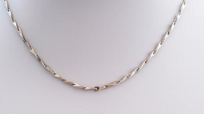 925 Silver Twisted Link Unisex Chain