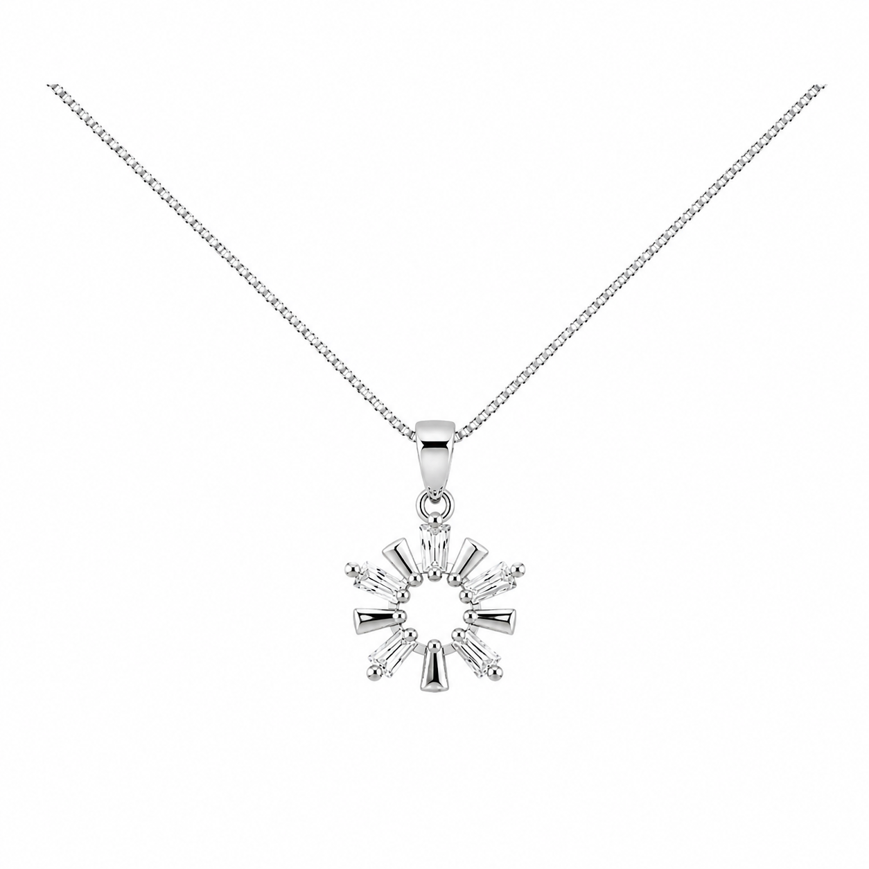 Lumina Halo 925 Pendal Set Necklace