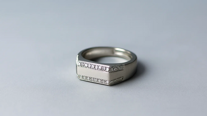 925 Sterling SilverModern Minimalist Design Ring