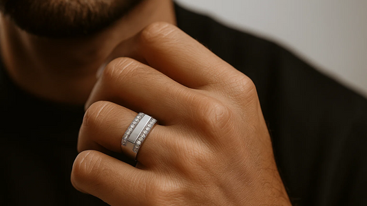 925 Sterling SilverModern Minimalist Design Ring